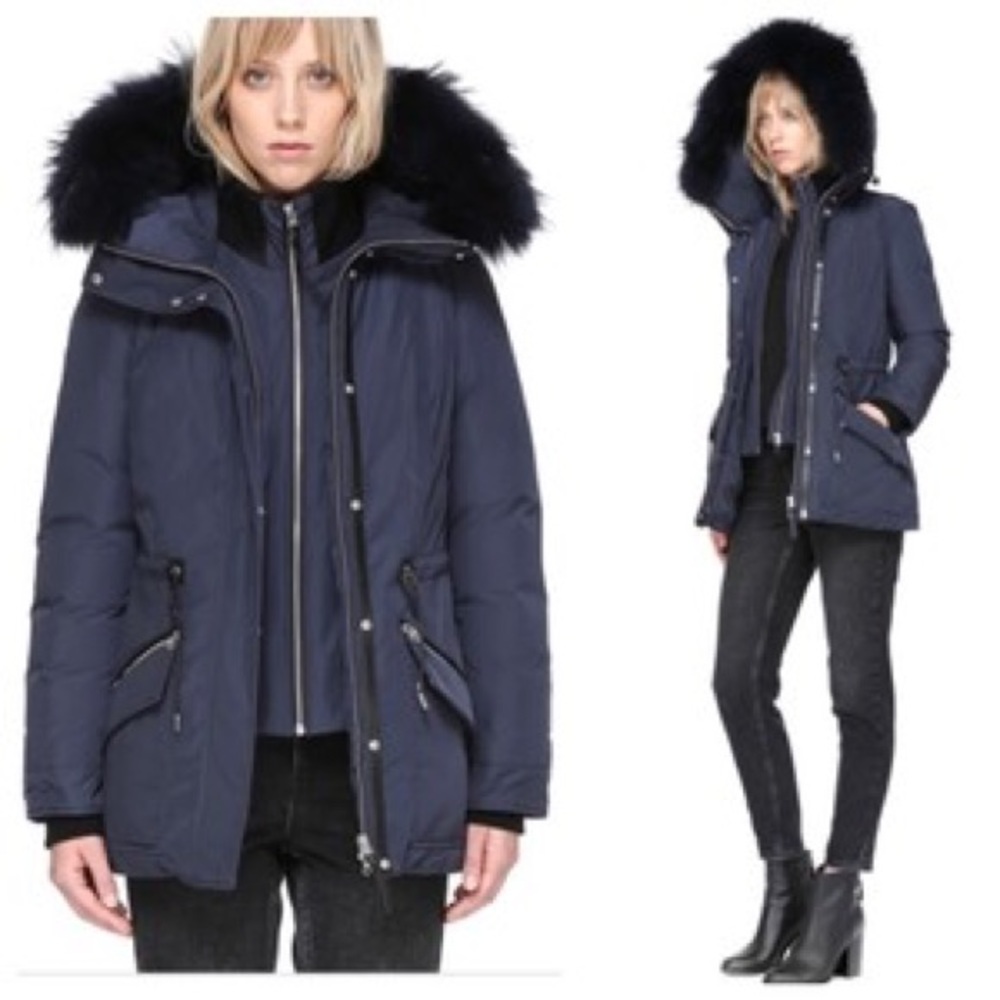 Mackage Down Winter Coat with Real Fur Hood